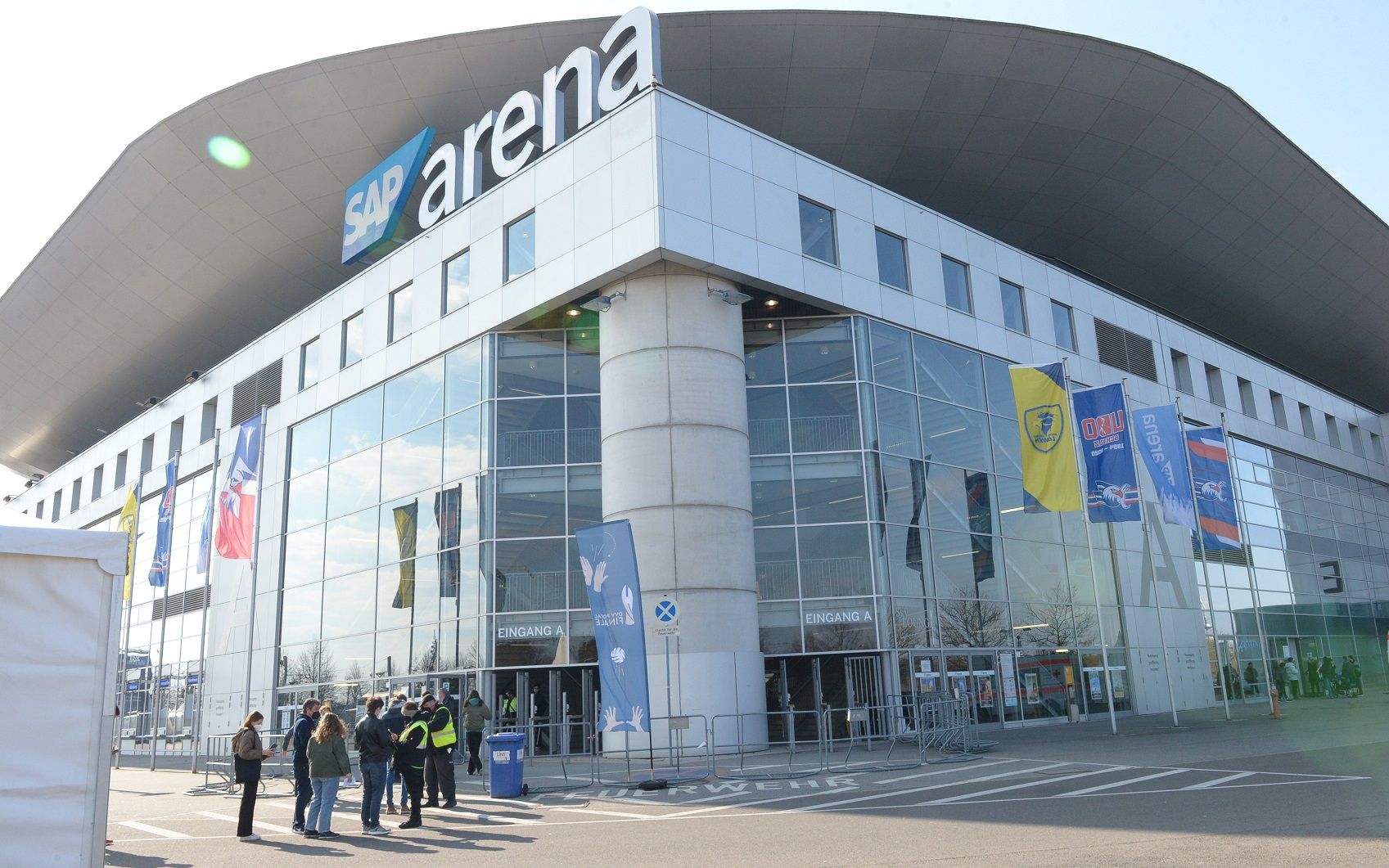 Die SAP Arena in Mannheim ist wieder das Ziel aller Pokalträume. Foto: Behns