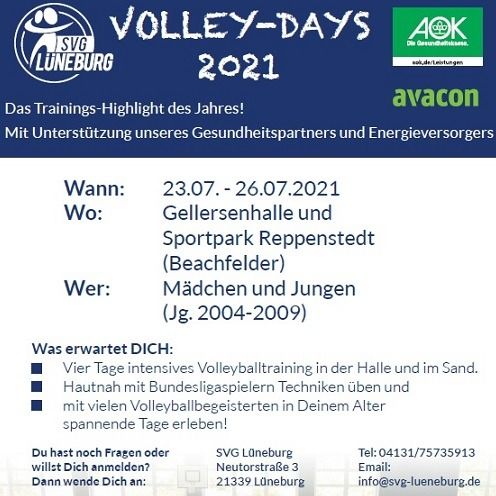 Volley Days der SVG Lüneburg