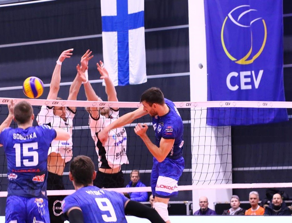 Spiele mit der aufgehängten Flagge des europäischen Volleyball-Verbandes finden in der neuen Saison auch bei der SVG Lüneburg in der Arena statt