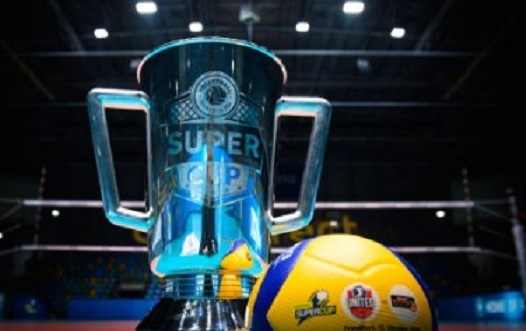 Um diesen Pott geht es im Supercup. Foto: DVV
