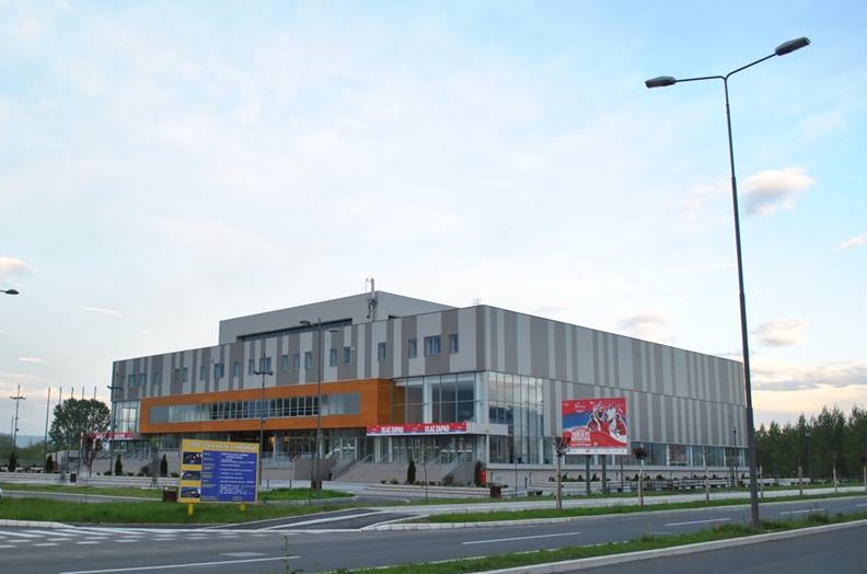 Hier findet das Rückspiel im CEV Cup am Mittwoch statt: Die "Hale Sportova" in Kraljevo. Foto: Insideimage
