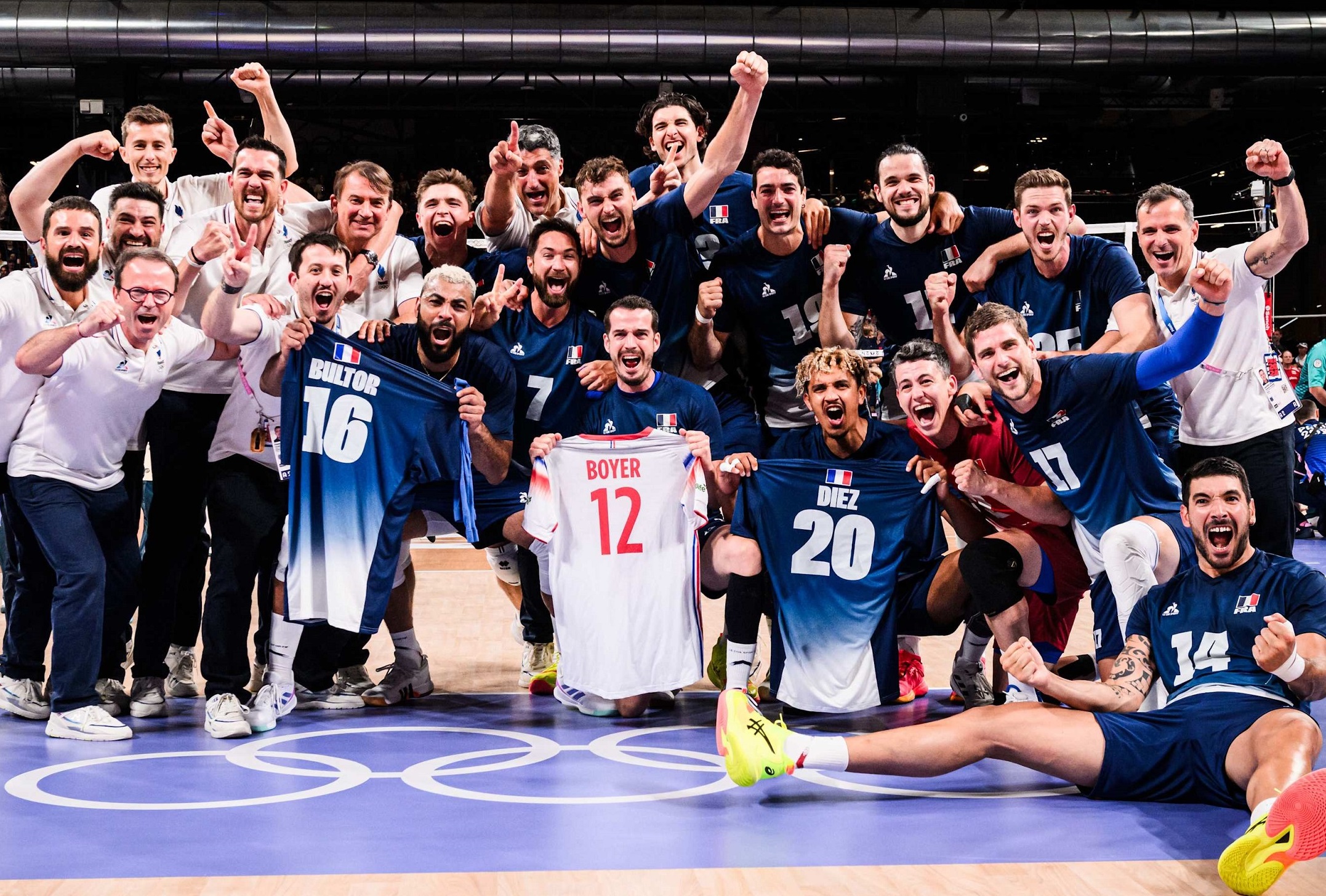 Frankreich nach Tokio 2021 erneut im Siegestaumel. Foto: FIVB
